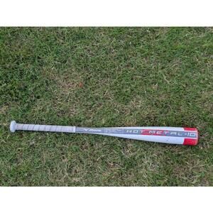Mizuno B21 HOT METAL 340571 (-10) 2 3/4" Alloy Baseball Bat White/Red